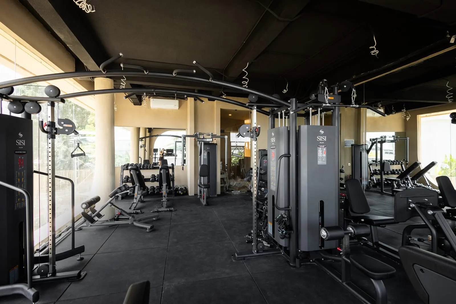 SISI gym cardio and weights area